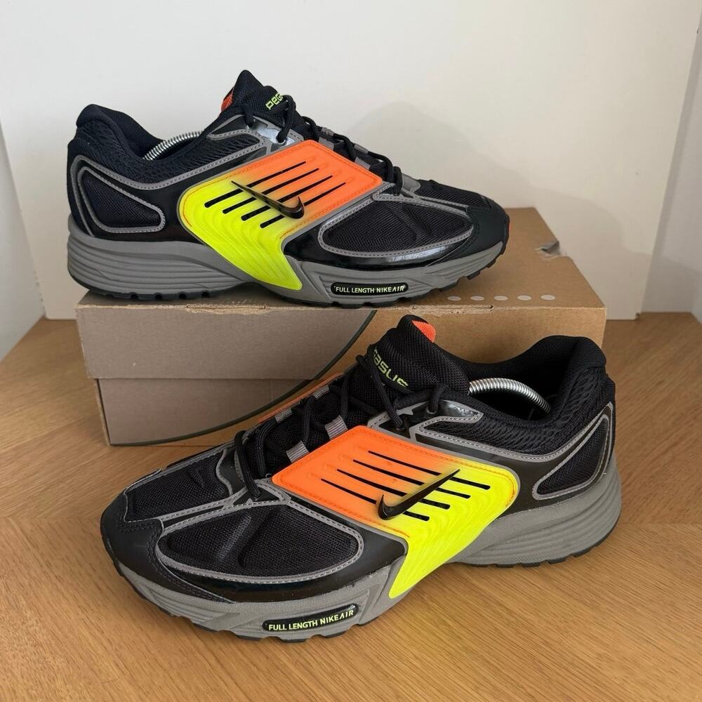 Nike Pegasus Wave Black/Orange/Green Men Sneakers- SZ 9.5